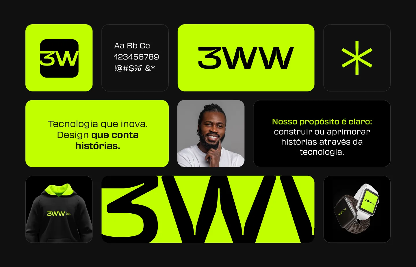 3WW Digital Solutions — aplicação da identidade 1