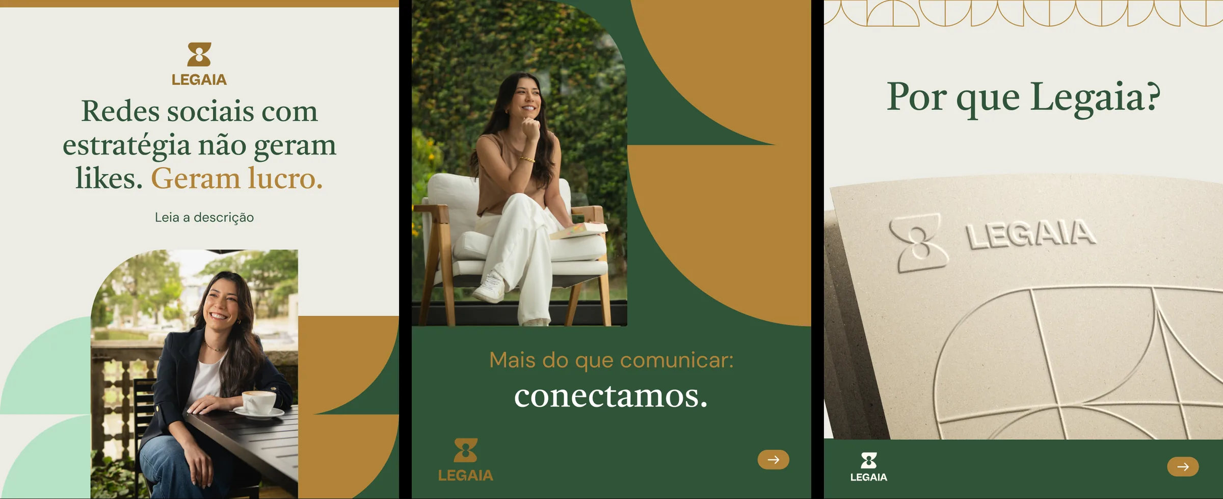Social media para Legaia — redes sociais com estratégia